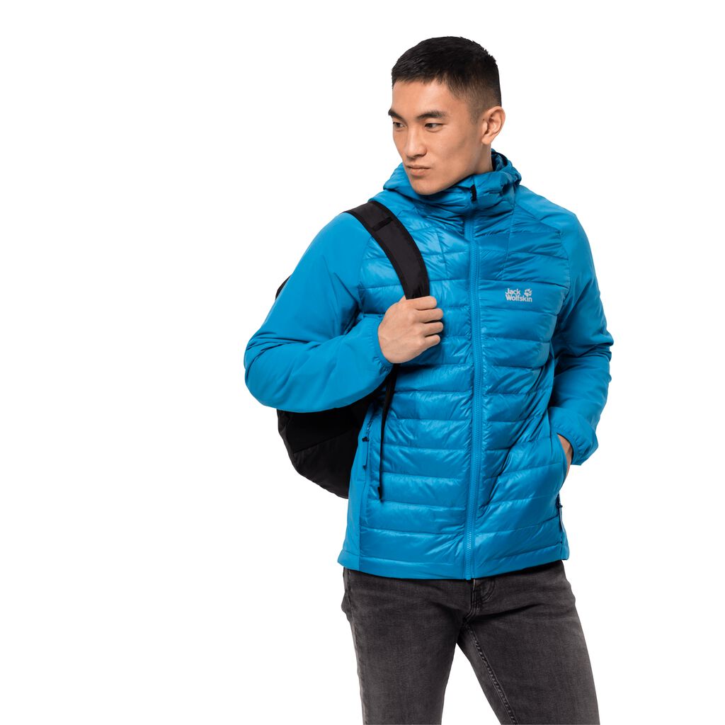 Jack Wolfskin JWP HYBRID insulated jacket ανδρικα μπλε | GR1834305